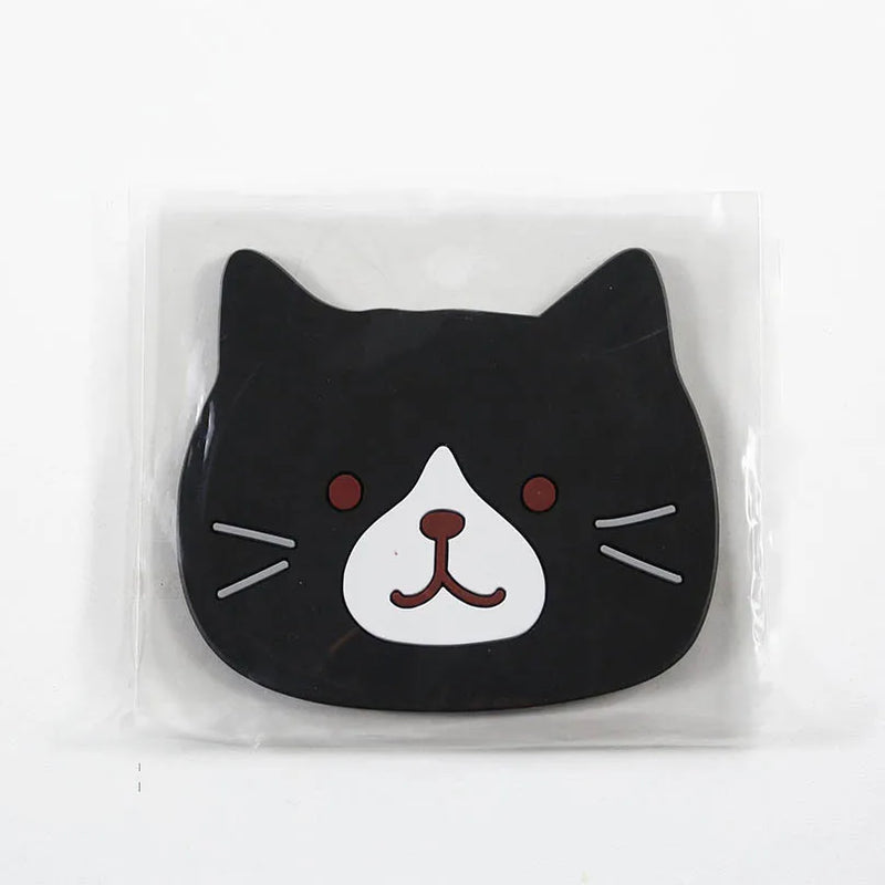 Cat Coaster Set - Silicone Cup Mat