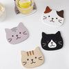 Cat Coaster Set - Silicone Cup Mat