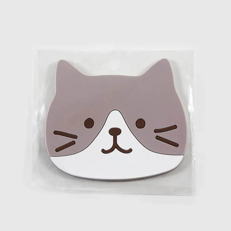 Cat Coaster Set - Silicone Cup Mat