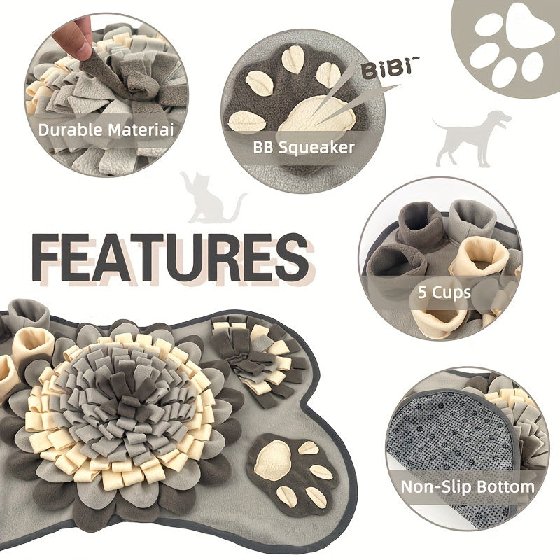 Dog Snuffle Mat - Interactive Feeding Pad