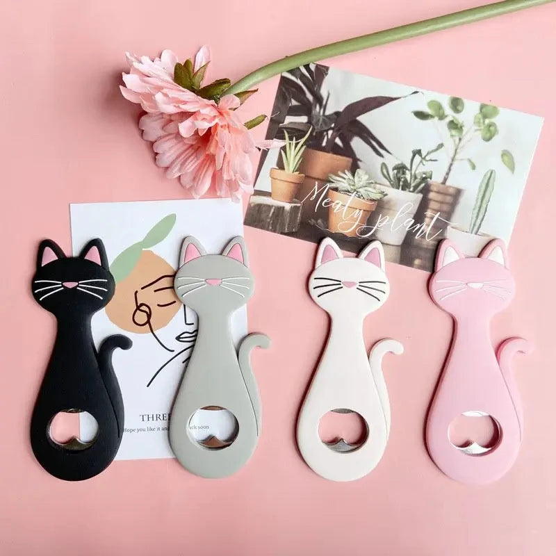 Cat Bottle Opener - Fridge Magnet Gift