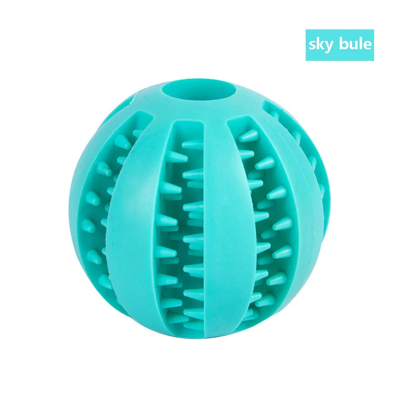 Dog Treat Ball - Interactive Rubber Toy