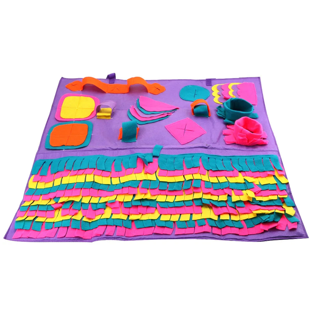 Pet Snuffle Mat - Stress Relief Training Blanket