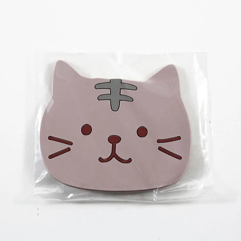 Cat Coaster Set - Silicone Cup Mat