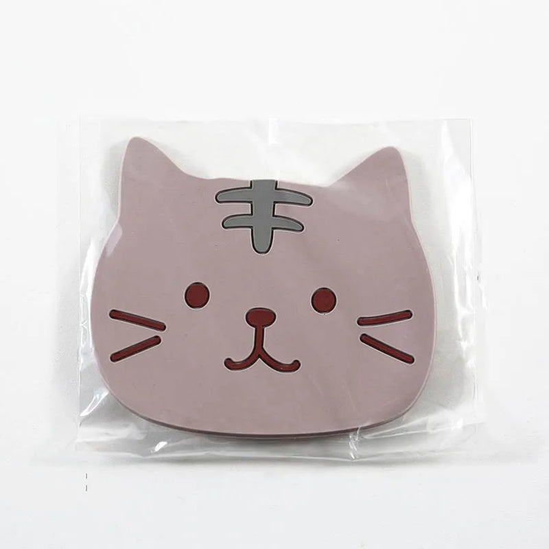 Cat Coaster Set - Silicone Cup Mat