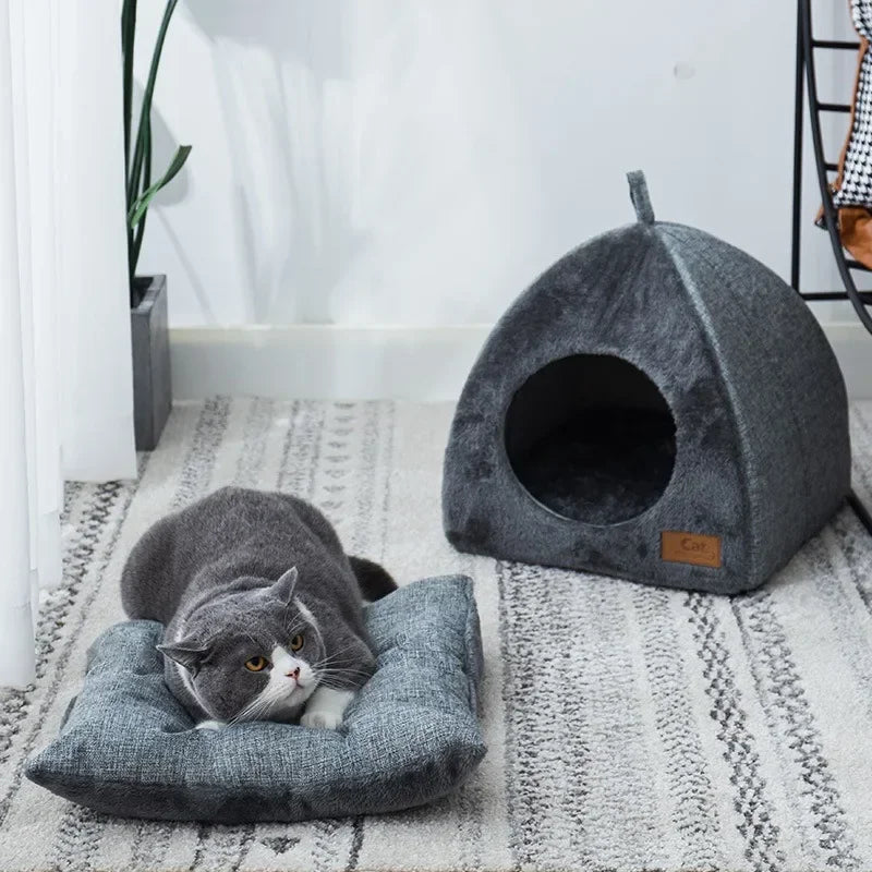 Triangle Cat Cave Bed
