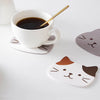Cat Coaster Set - Silicone Cup Mat