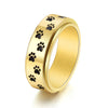 Rotating Dog Paw Ring