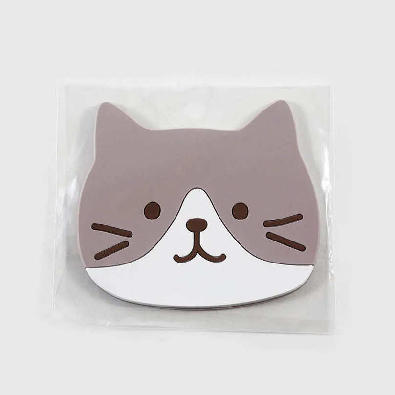 Cat Coaster Set - Silicone Cup Mat