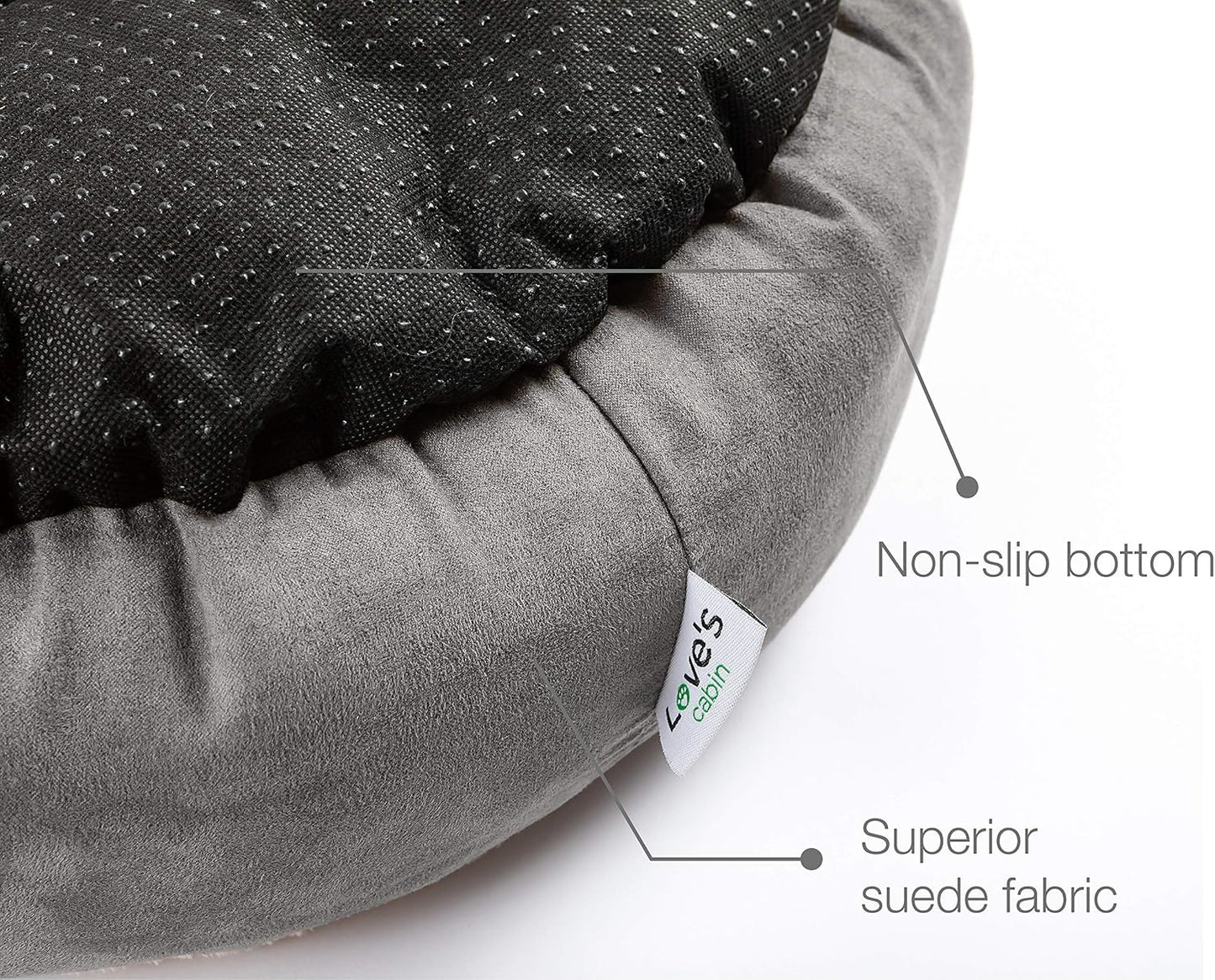 Calming Round Donut Pet Bed